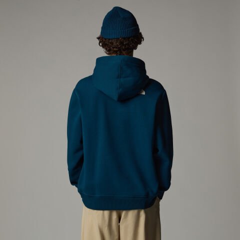 M VARSITY GRAPHIC RELAXED HOODED SWEATSH