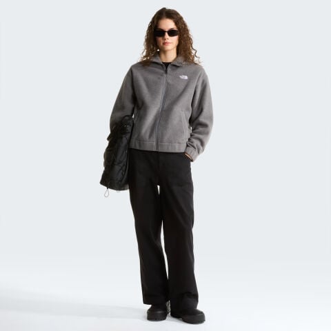 KADIN FLEECE COLLARED JACKET