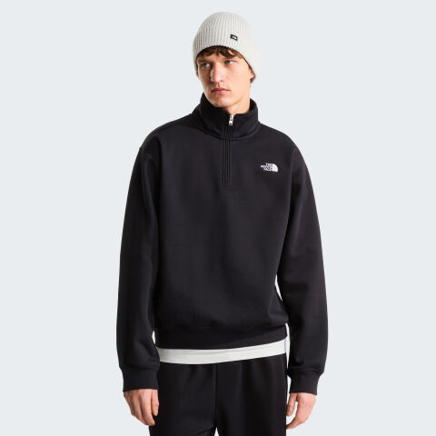 ERKEK TNF ESSENTIAL SIMPLE DOME RLX 1/4 ZIP