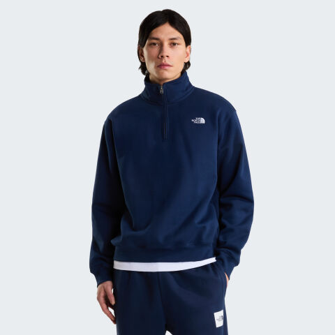 ERKEK TNF ESSENTIAL SIMPLE DOME RLX 1/4 ZIP